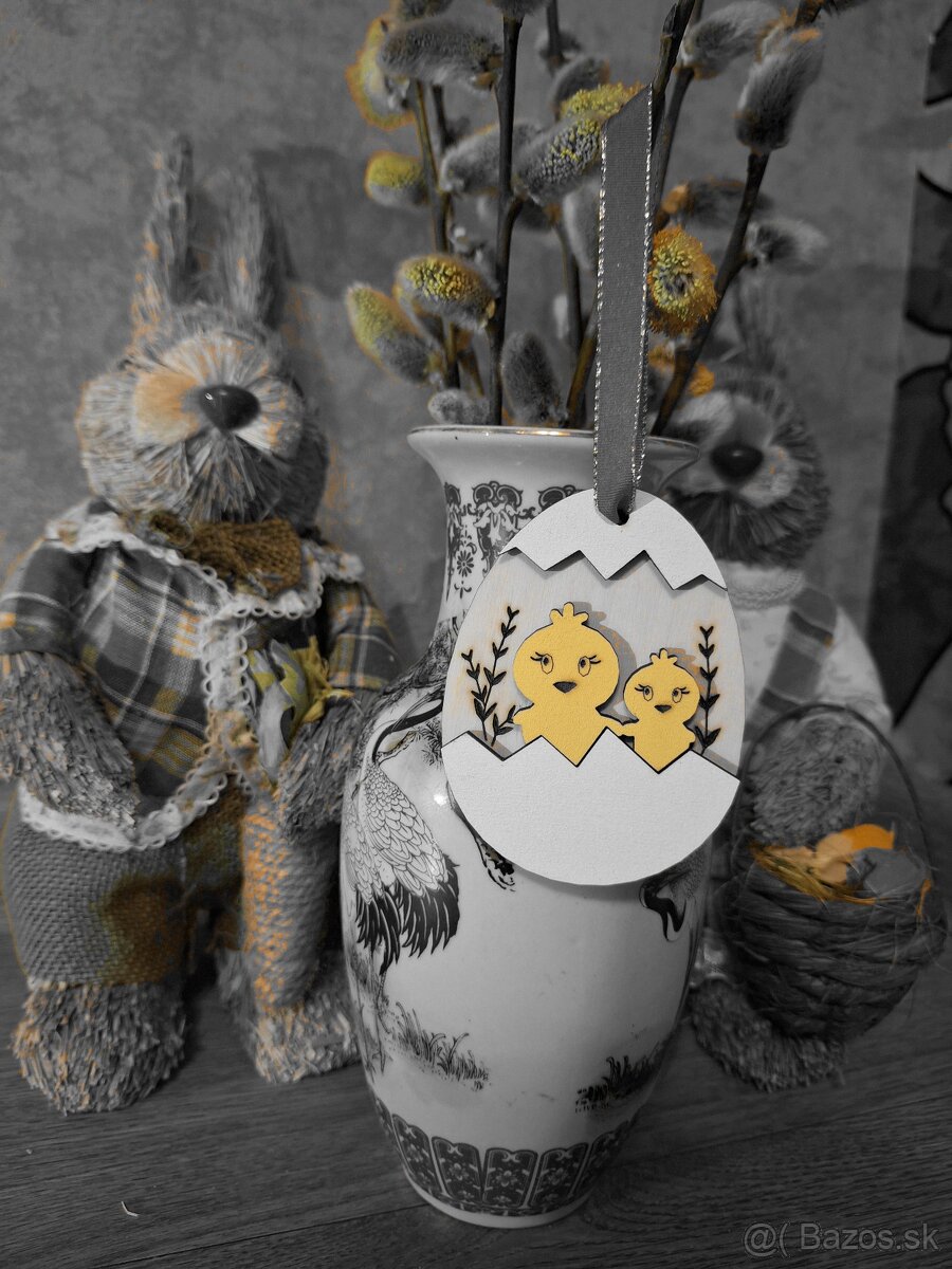 Drevené veľkonočné ozdoby - 3