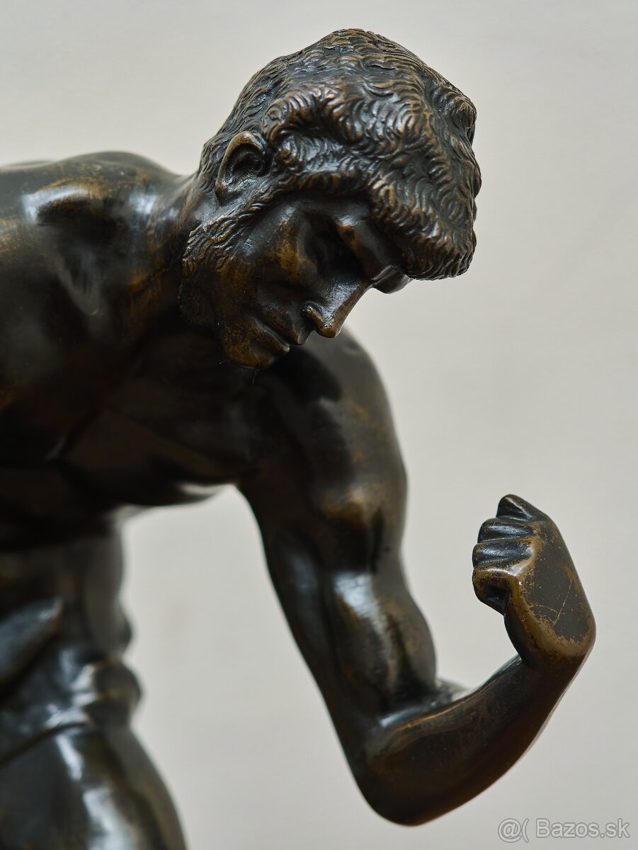 Jef Lambeaux - bronzová socha atléta - 3