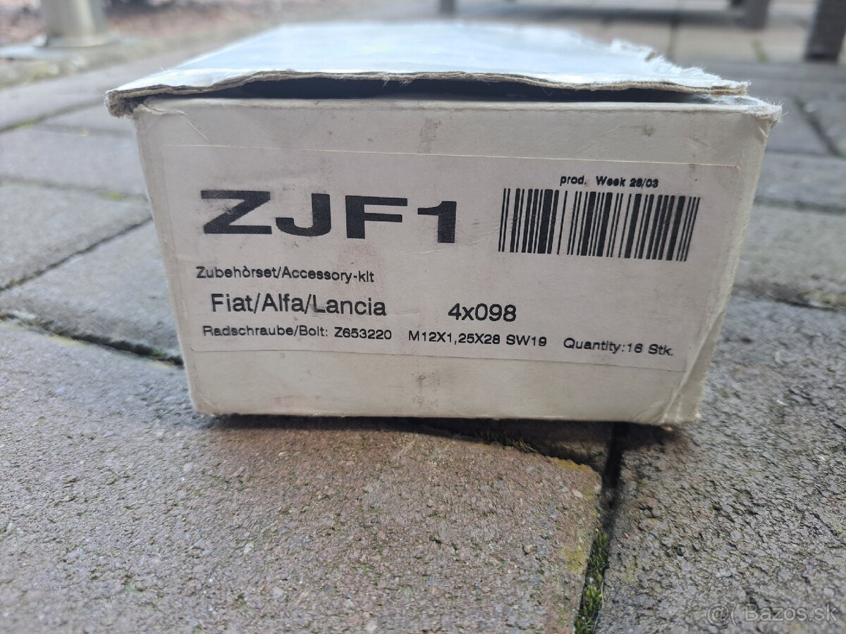 Šrúby na kolesá Fiat Alfa Romeo Lancia - 3