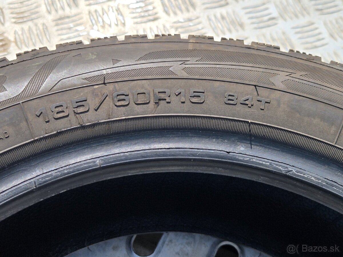 4x zimné pneu 185/60r15 - 3