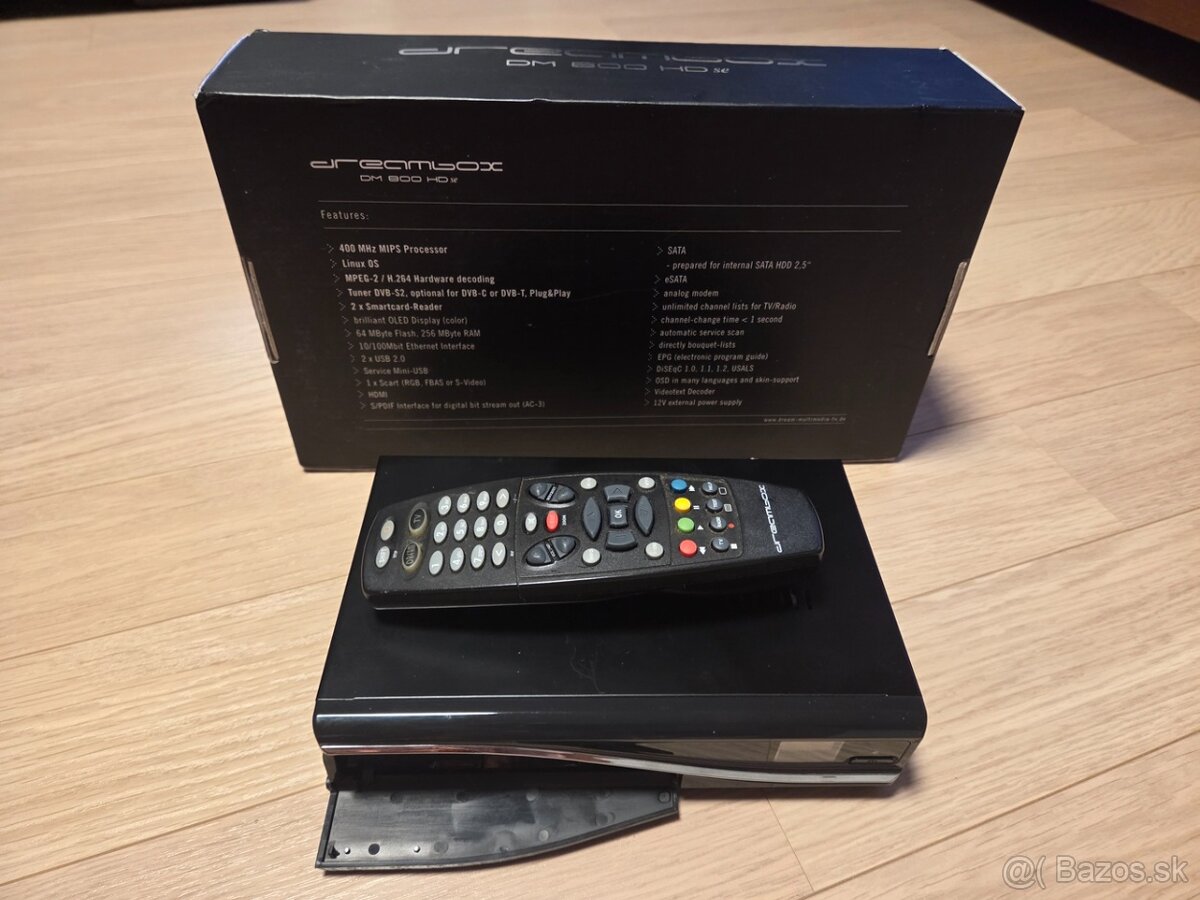 Satelitný prijímač Dreambox DM800 HD se (Linux / Enigma 2) - 3