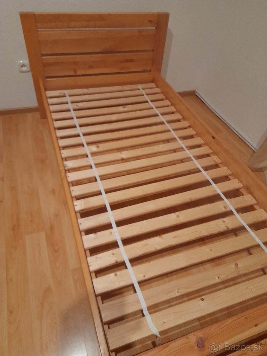 Drevená posteľ 90x200 - 3