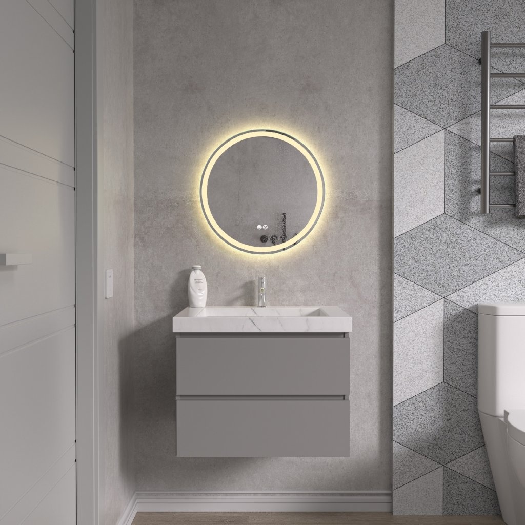 Erga Carla, okrúhle LED zrkadlo 50cm - 3
