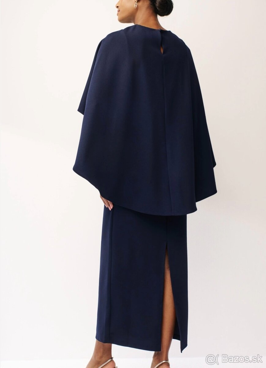 Spoločenské šaty Next tmavomodré - 3