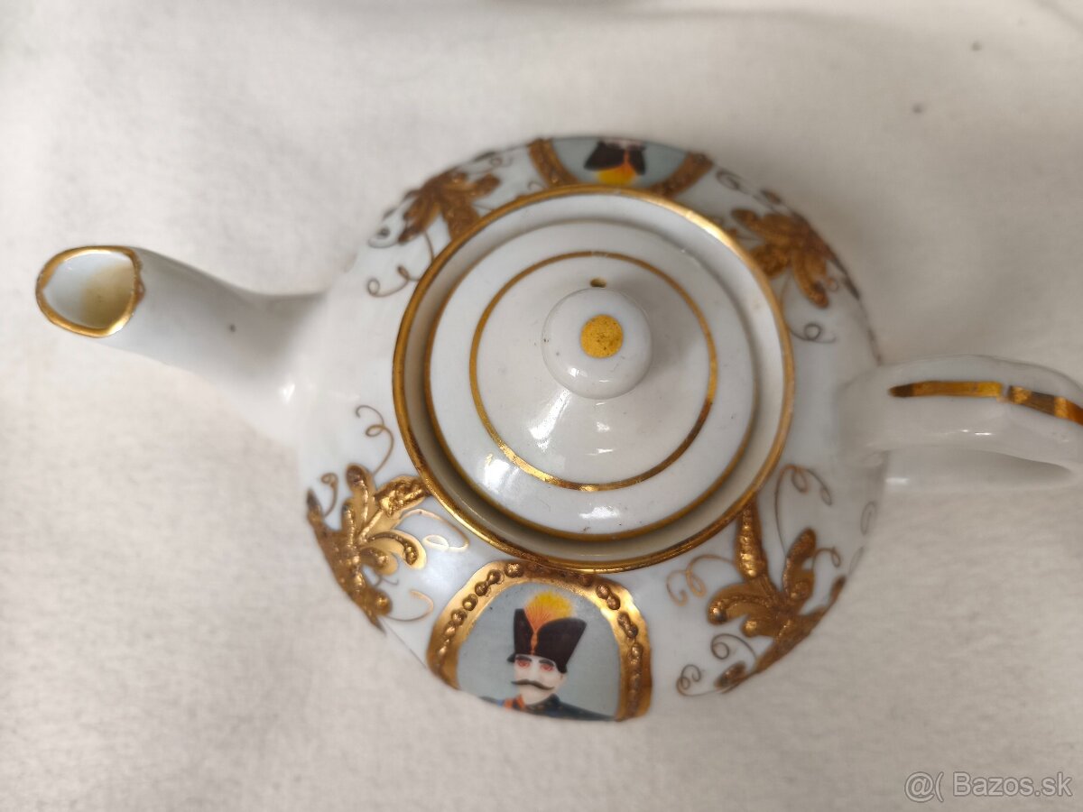 Porcelánový čajník, konvička - 3