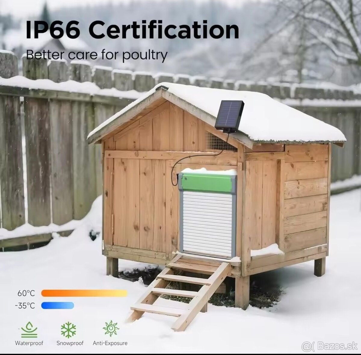 Otvárač kurína pre hydinu model A1 - 3