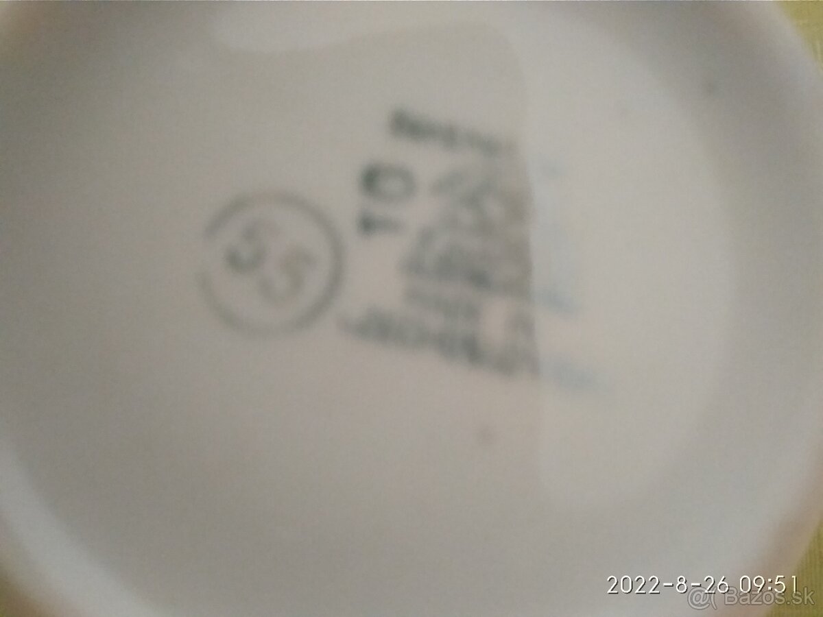 Retro čajový servis, značený - 3