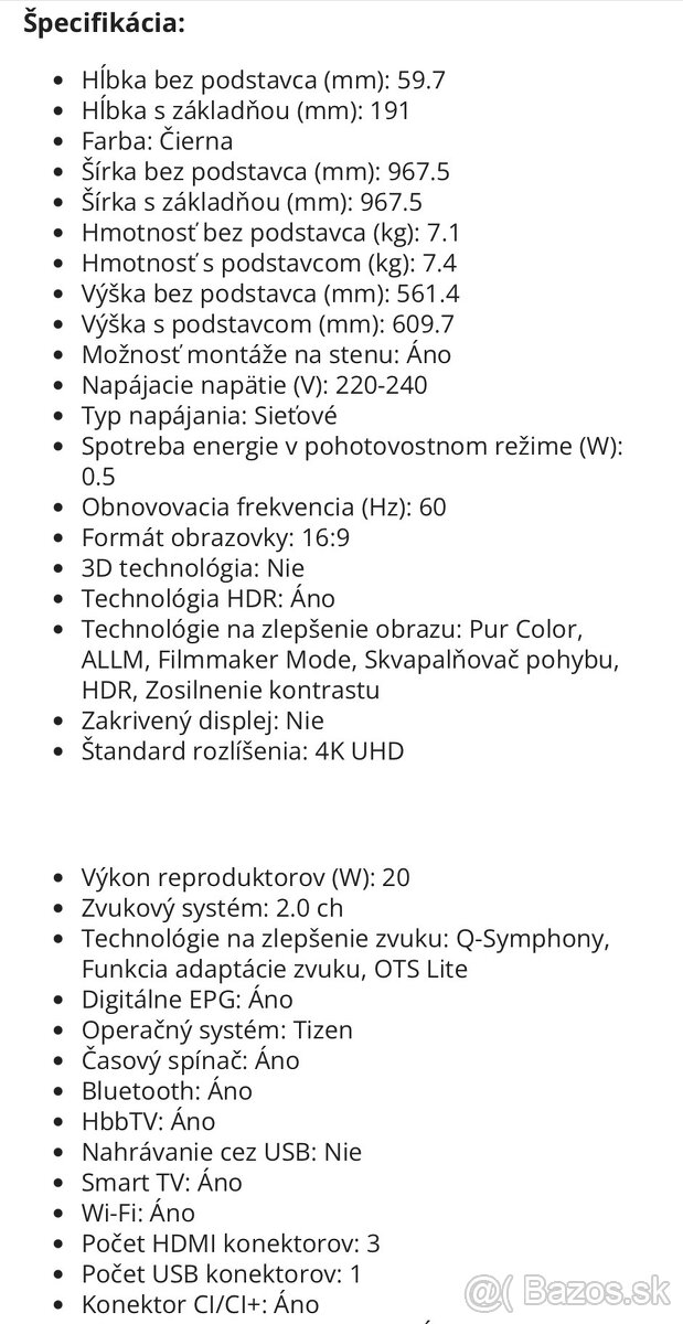 Smart tv Samsung 43’’ - 3