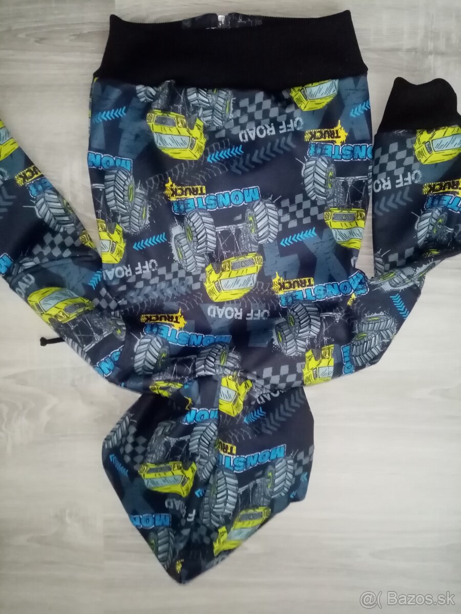 Nenosena handmade bunda z letného softshellu - 3