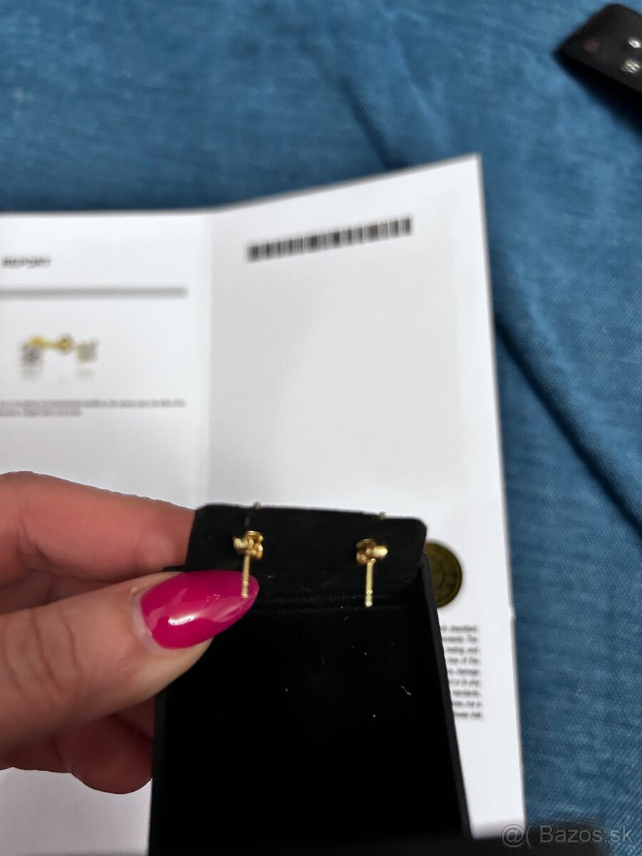 Diamantové náušnice 0,52ct - 3