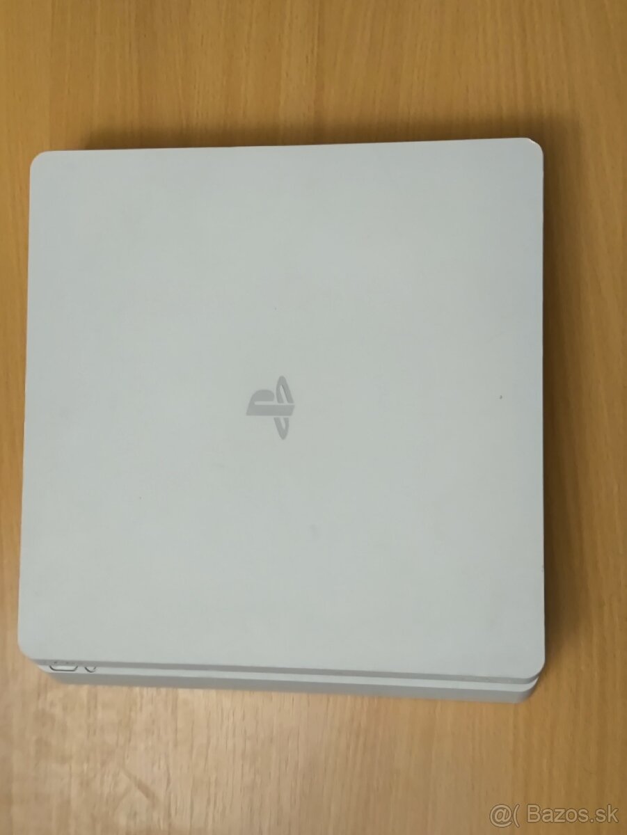 PS4 Slim 500 GB BIELA ❄️ AKO NOVÁ + 3 OVLÁDAČE + 11 HIER - 3