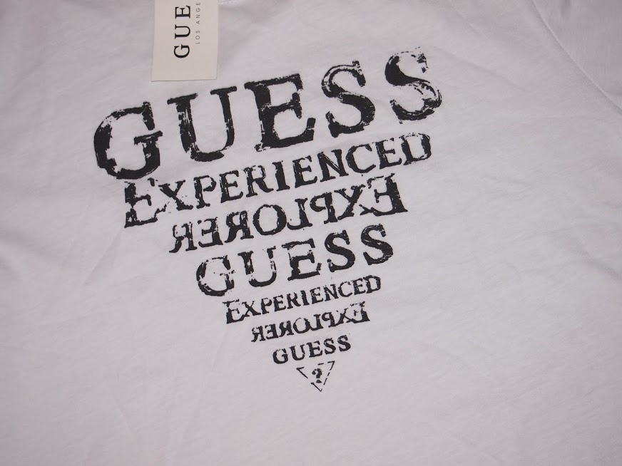 Guess pánske tričko biele 2 - 3