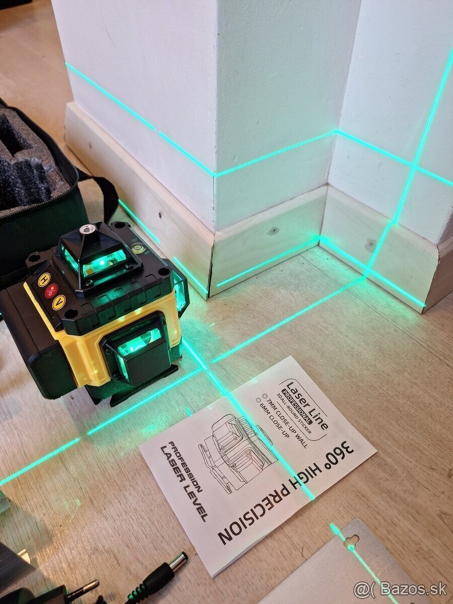 Krížový samonivelačný laser 360° - 3