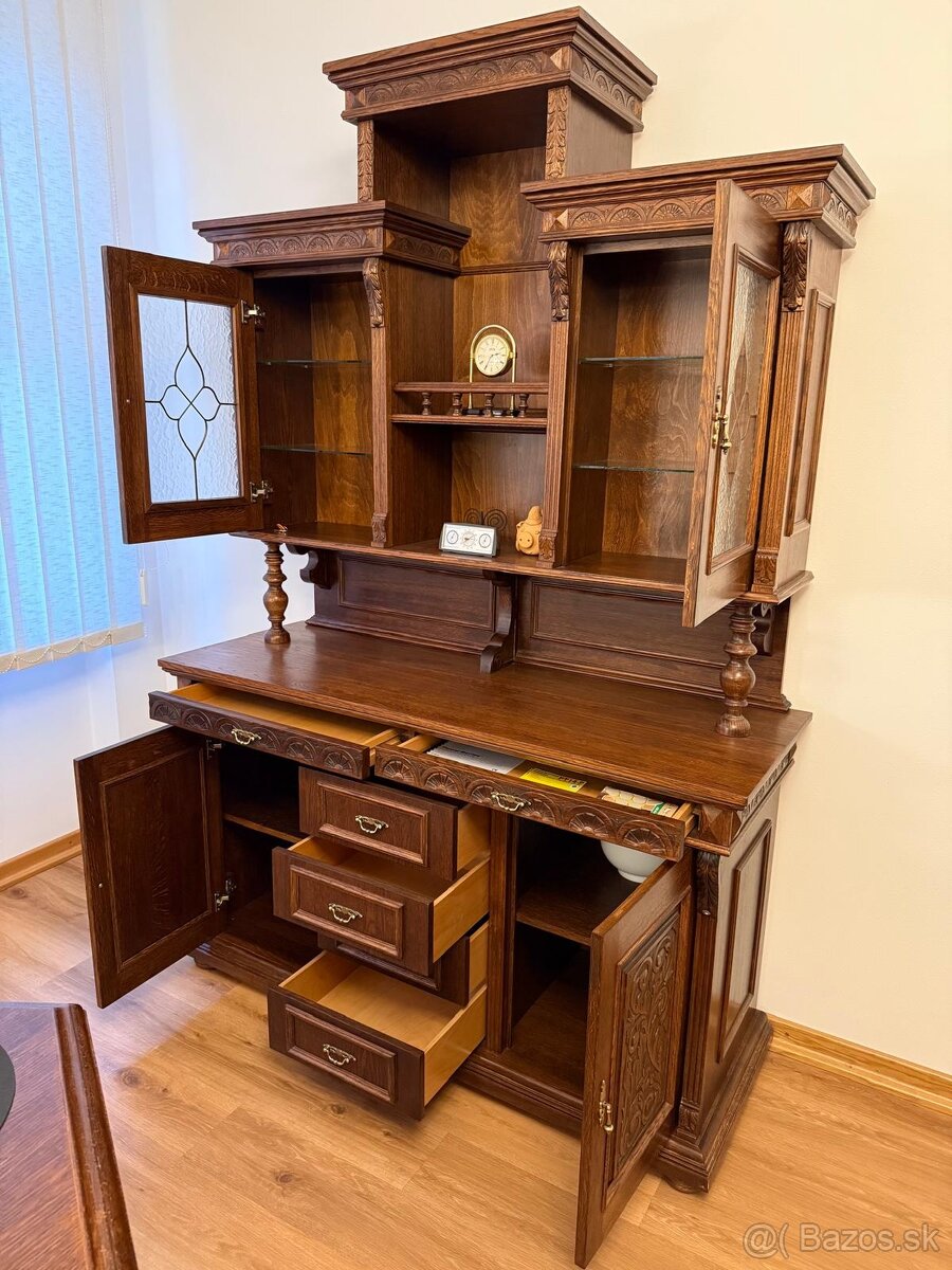 sekretár dub masív - 3