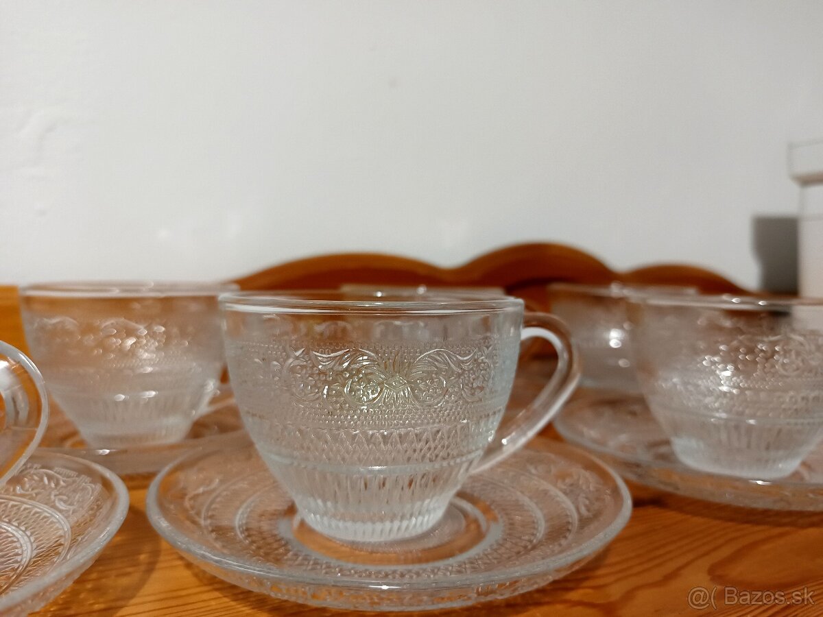 Retro sklenený set - 3