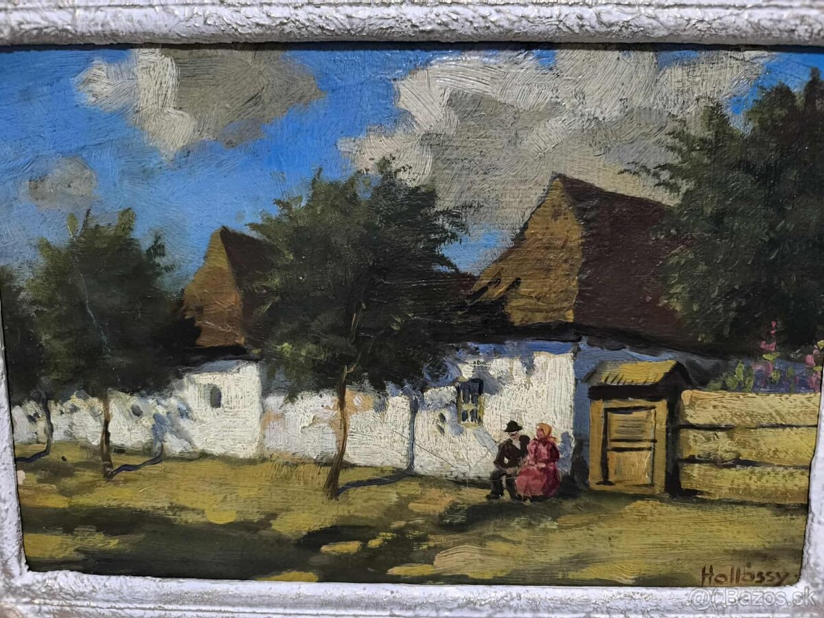 B. Holossy - stará olejomaľba - 3