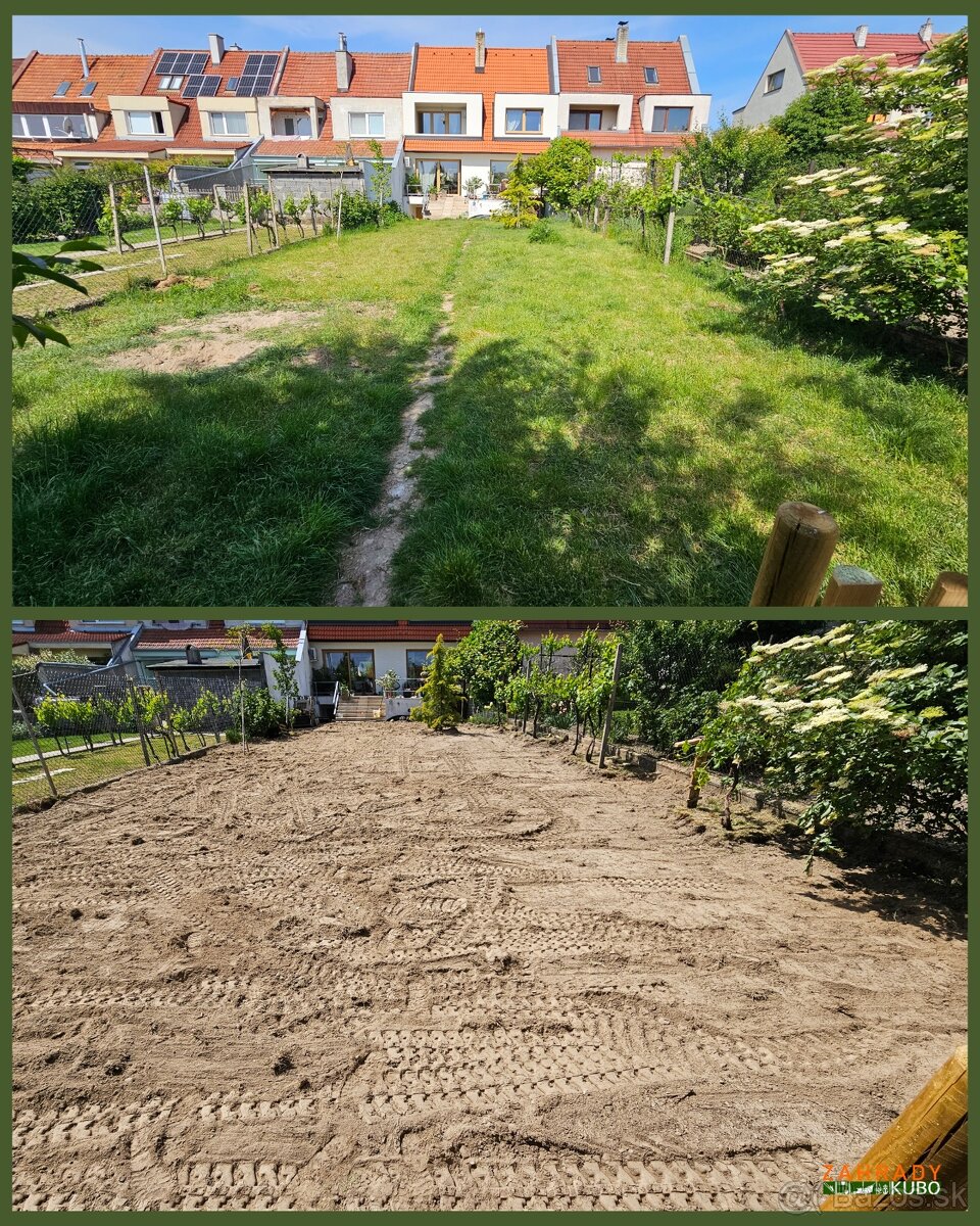 Služby - Mininakladač / Pôdna fréza / Zakladač trávnika - 3