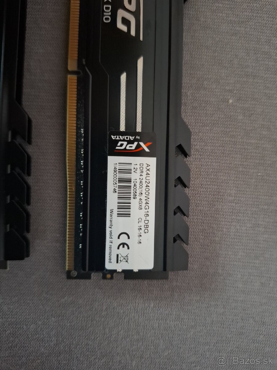 RAM DDR4 XPG Gammix D10 2×4 GB (8 GB) 2400 MHz - 3