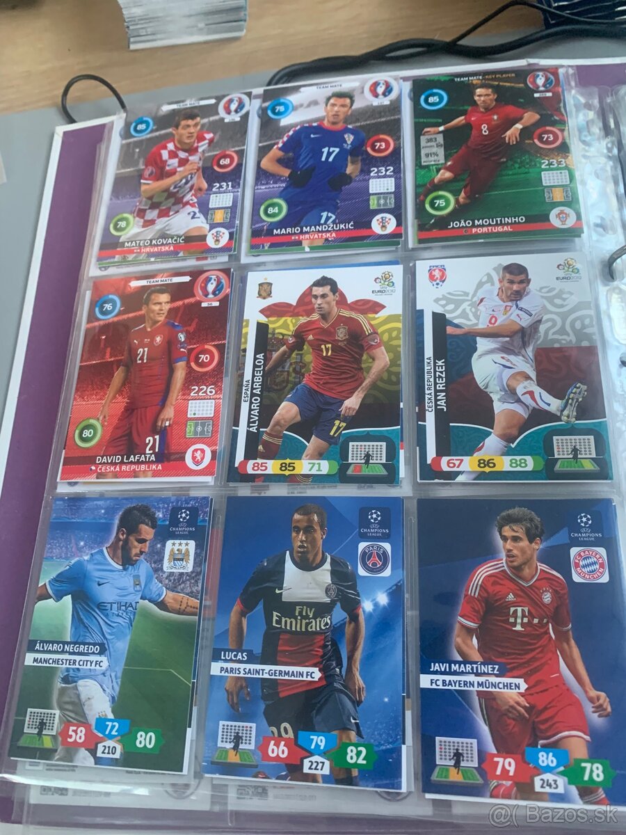 Futbalové kartičky - 3