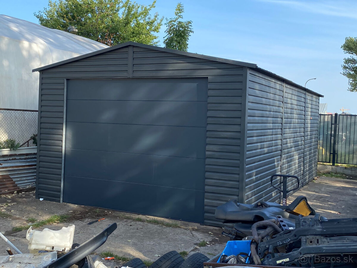 Garáž plechová 5x9 - 3