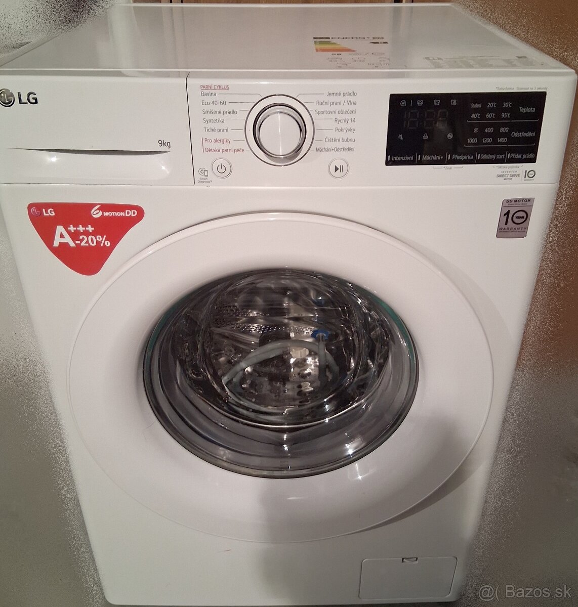 Pračka LG TURBO 1-9Kg Tr., A+++ - 3