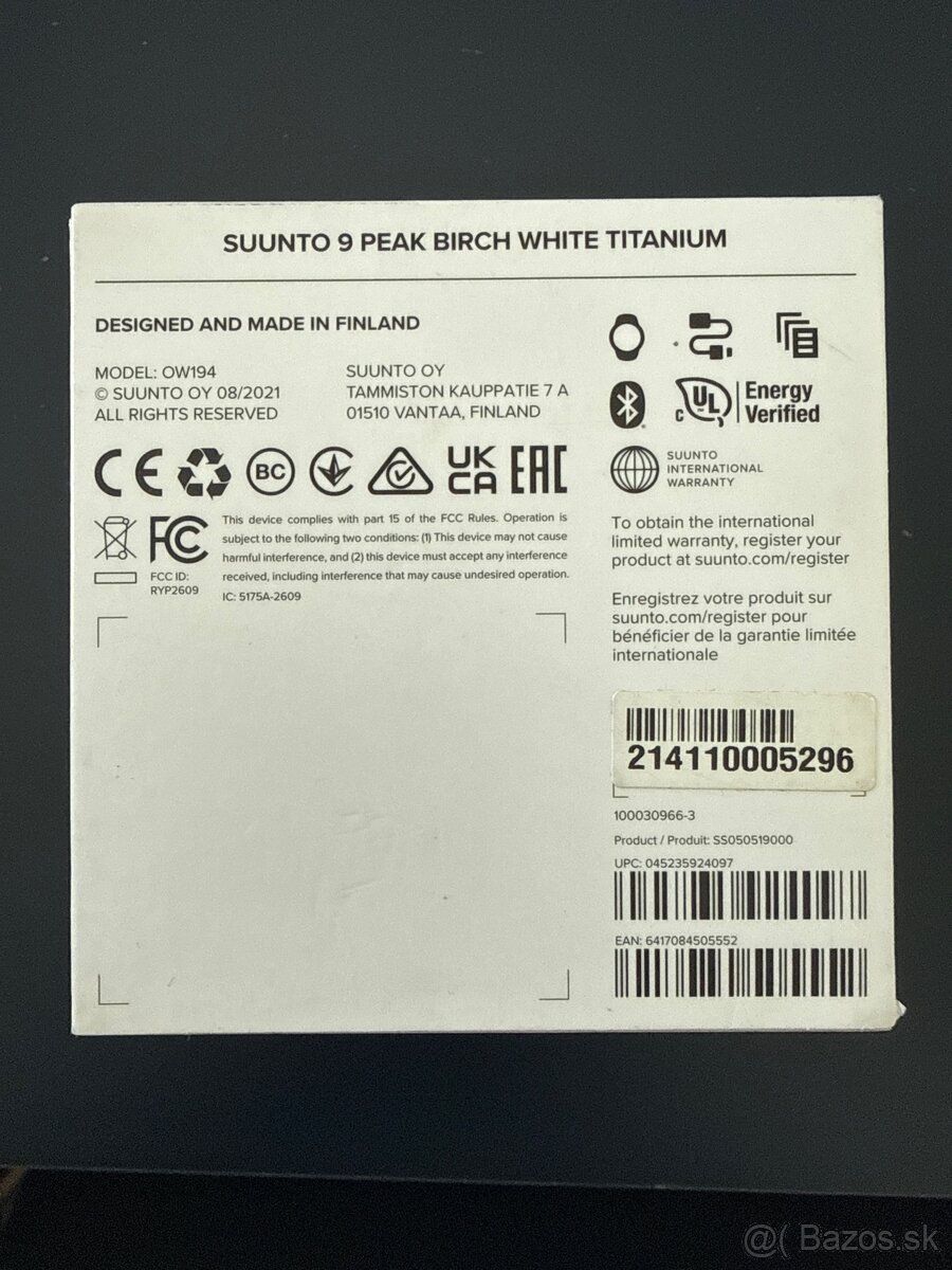 Suunto 9 Peak TITANIUM - 3