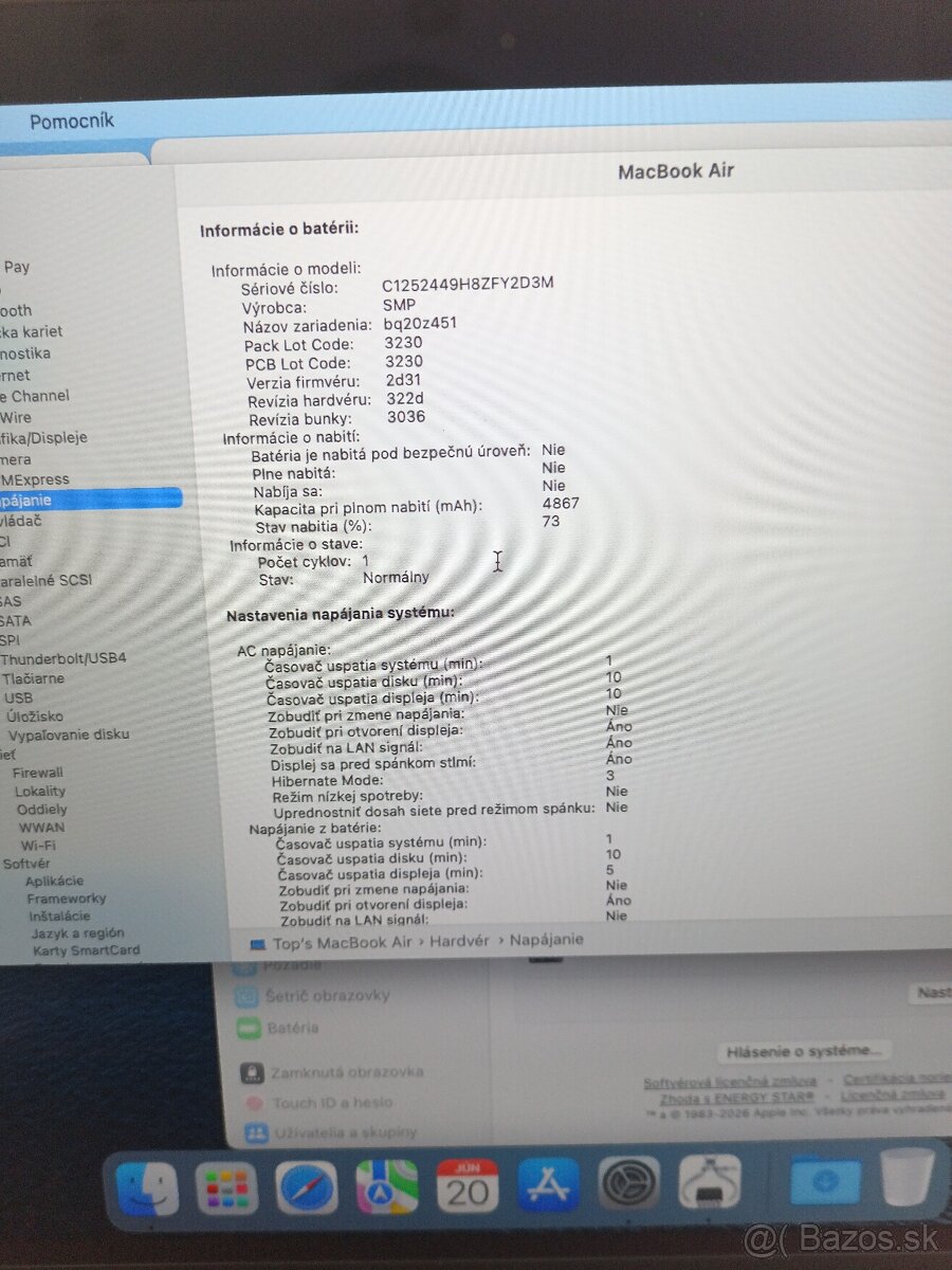 MacBook air 13 - 3