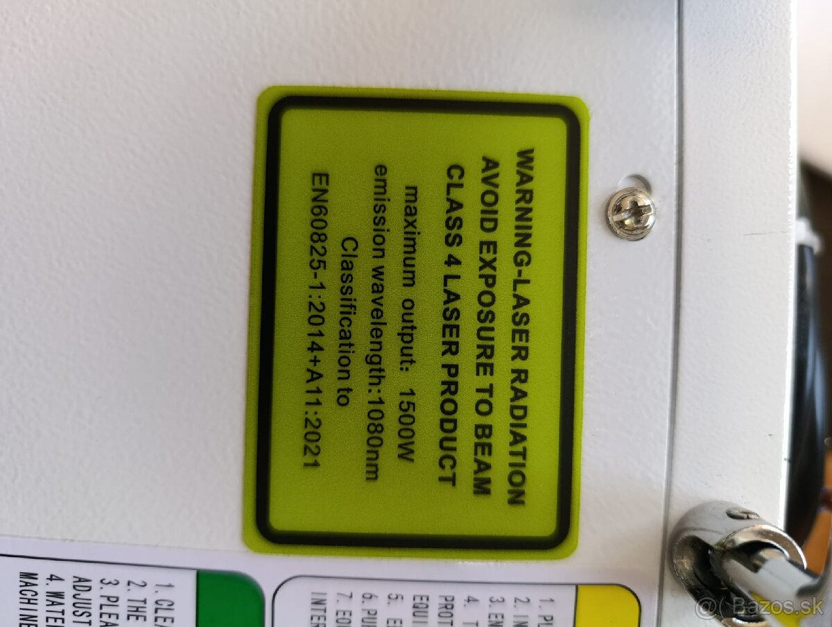 Predám 1500W Priemyselný Čistiaci Laser - 3