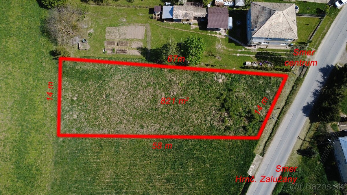 Stavebný pozemok 871 m² v obci Sušany – iba 15 500 € - 3