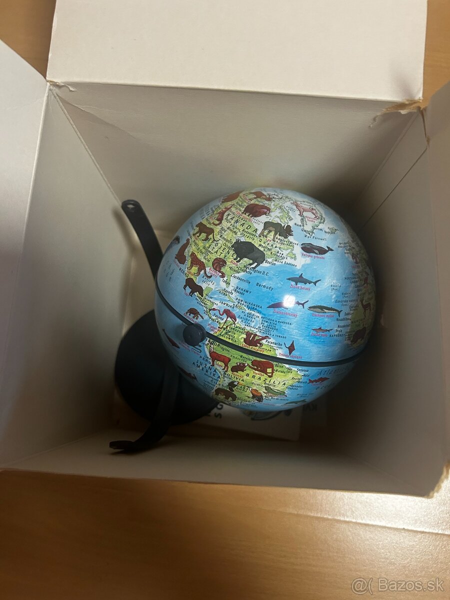 Kvízová hra s glóbusom Junior – Dino - 3