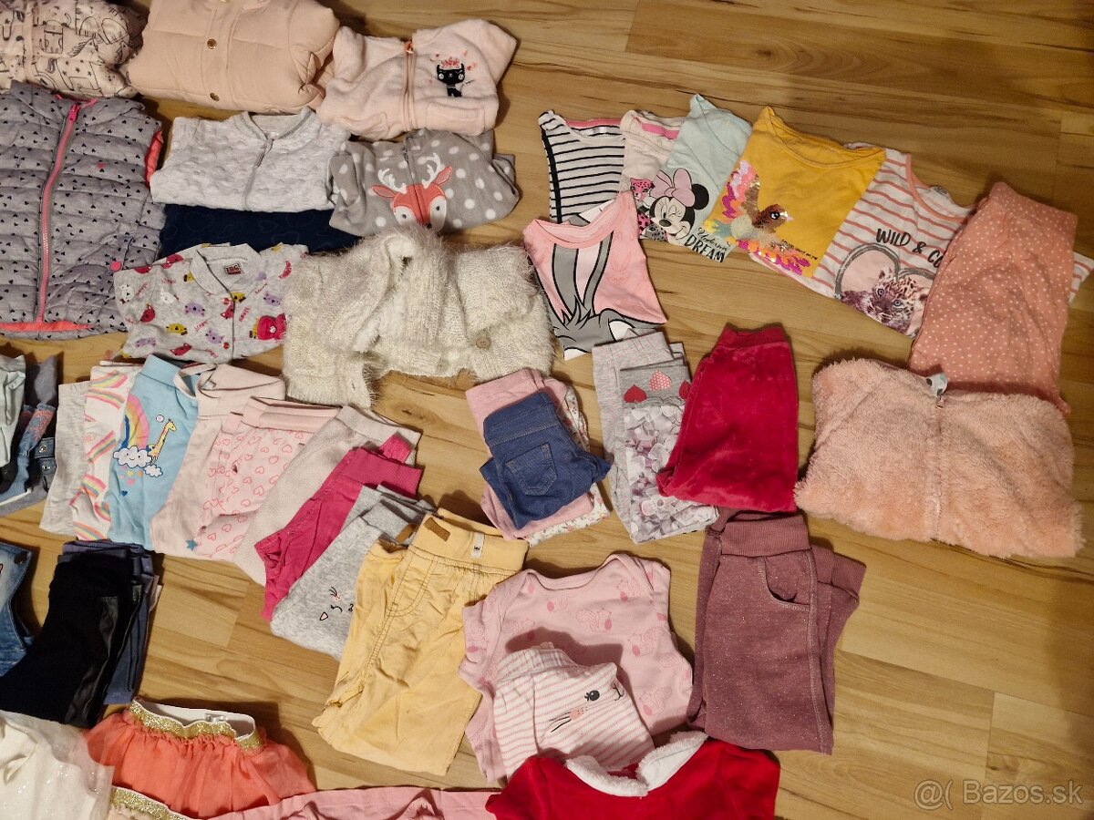 Predam mix oblečenia pre dievčatko 56-92 - 3