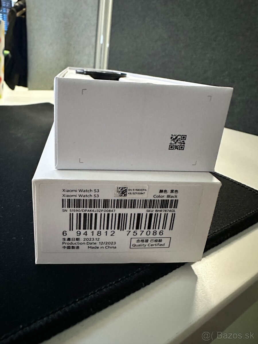 Xiaomi Watch S3 Smart hodinky black - 3