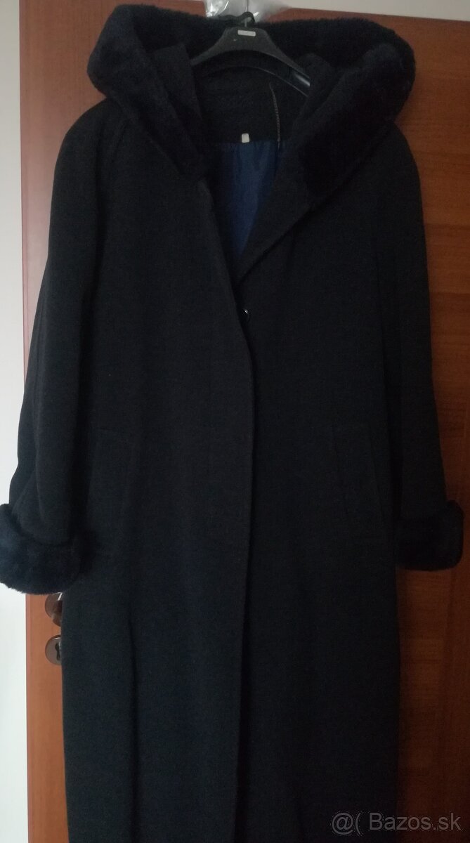 Kabát tmavomodrý a čierny - 3