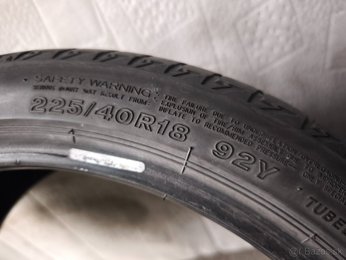 225/40 r18 letné pneumatiky Bridgestone - 3