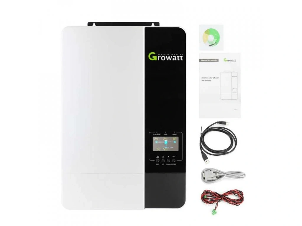 Growatt SPF 5000ES menic 5kW 48V Wi-fi - 3