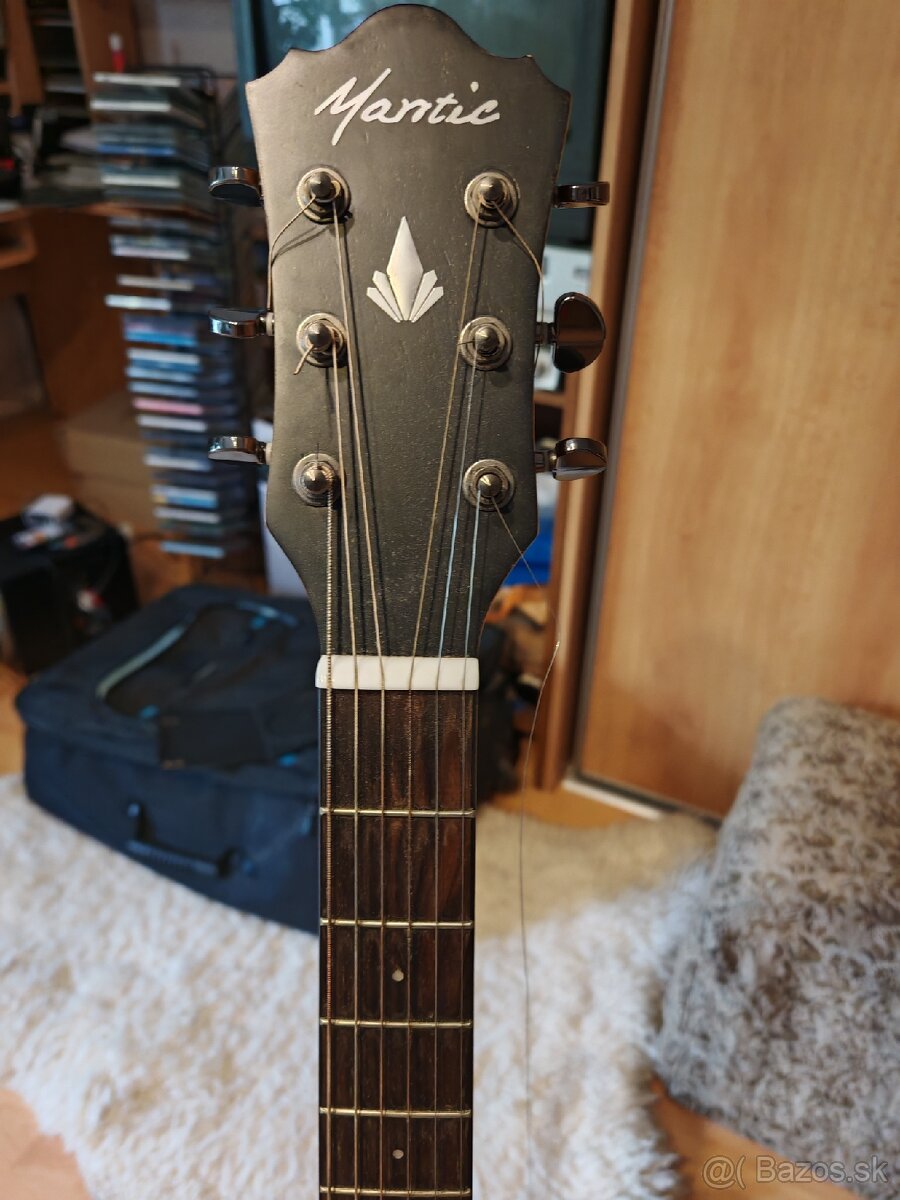 Elektroakustická gitara Mantic (s integrovanou ladičkou) - 3