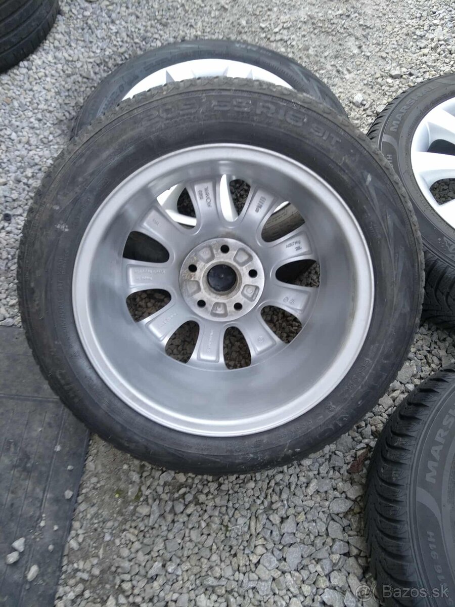 Alu 5 x 112 R 16 + zimné pneu. - 3