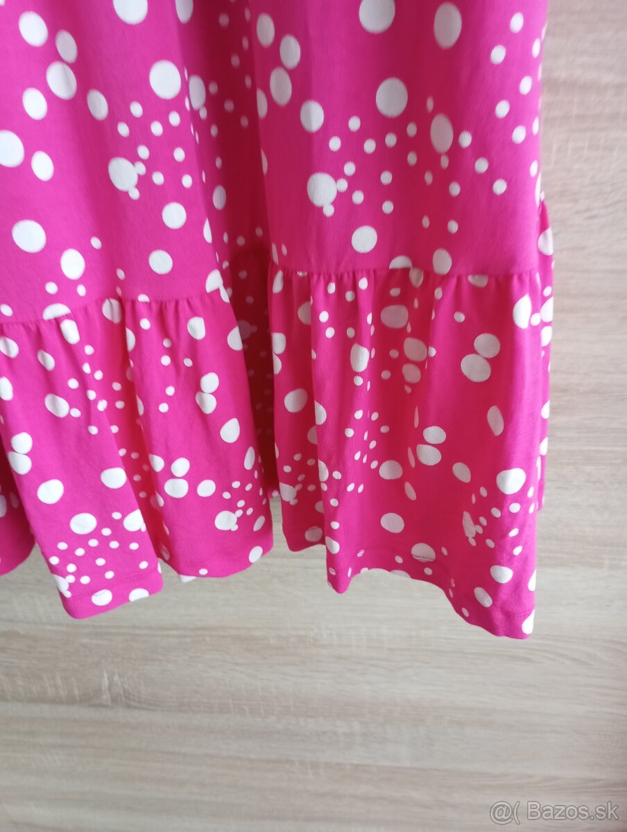 Ružové šaty s dlhým rukavom Bonprix Xl - 3