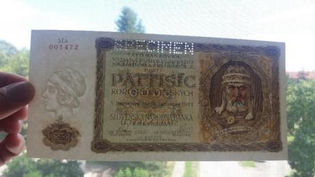 5000 korun slovenskych 1944 Knieza Mojmir - 3