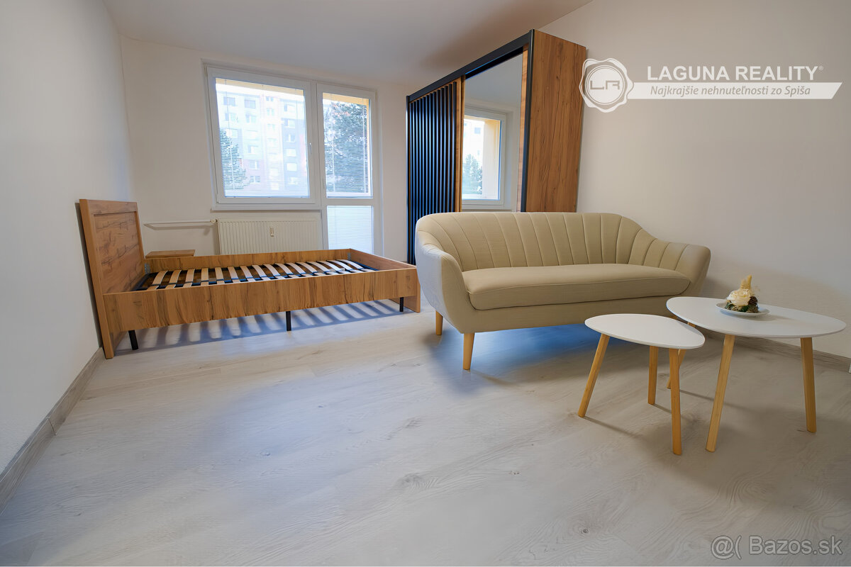 PRENÁJOM Byt 1+1 (44 m2) s dvomi loggiami, sídl. Tarča v Sp - 3