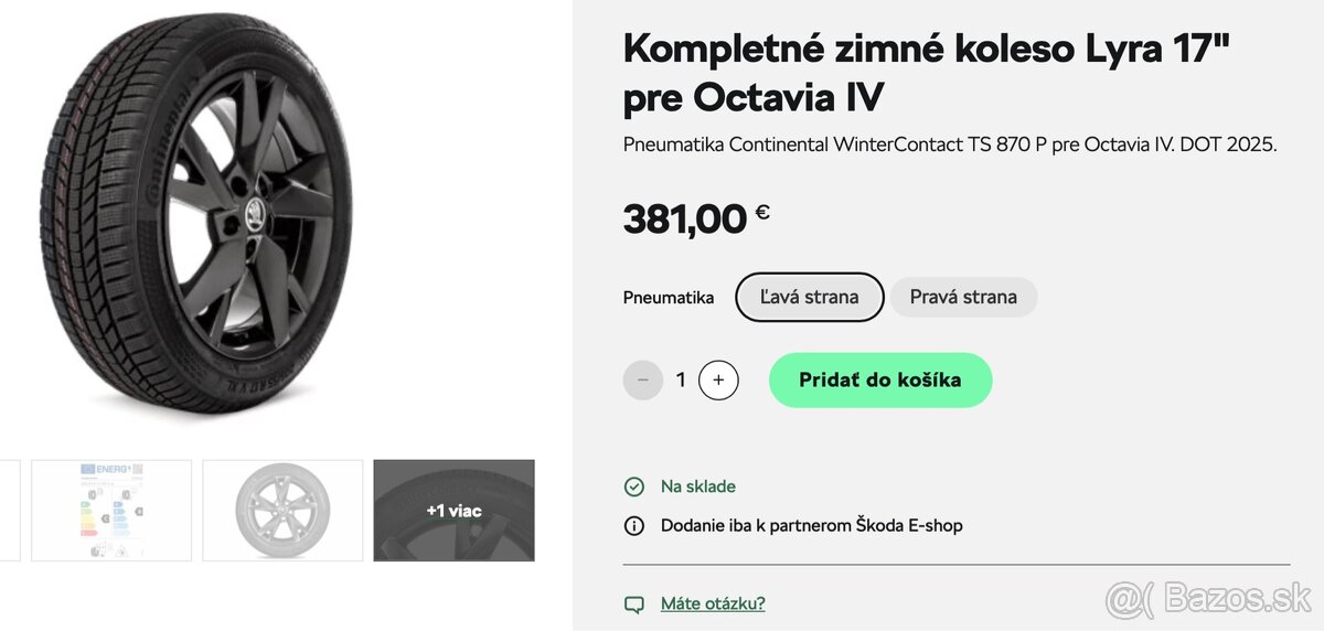 Kolesa disky pneu sada skoda octavia - 3