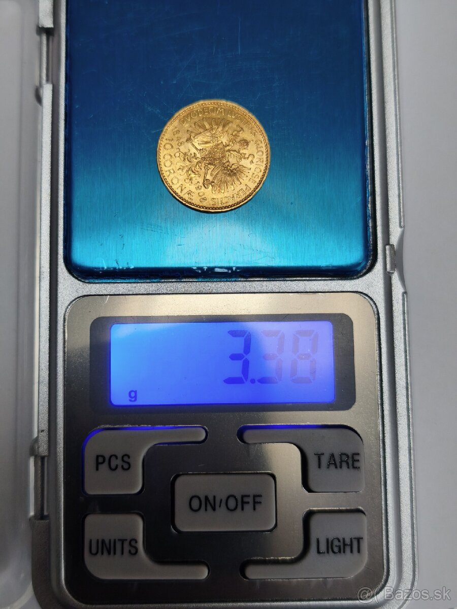 Au 10 corona Franc Jozef I. 1908 - 3