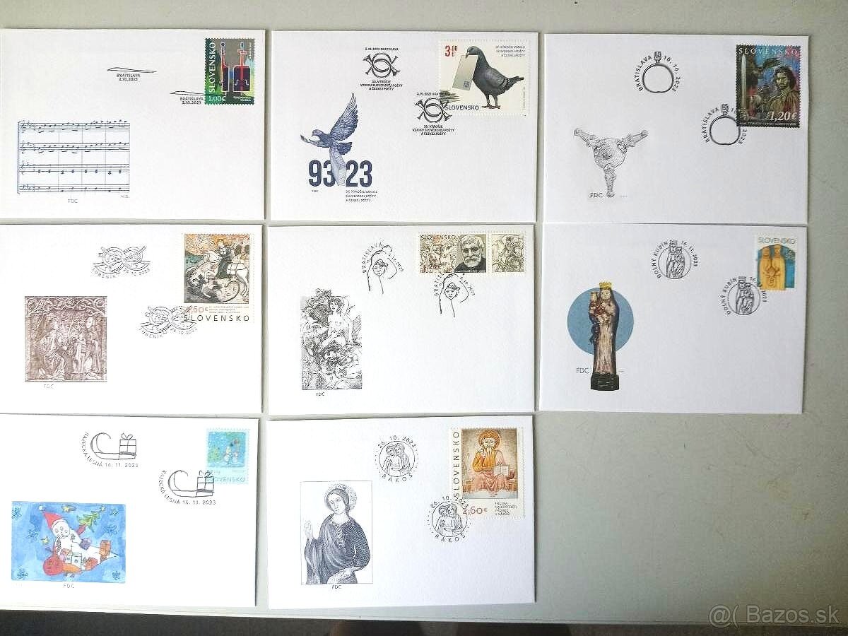 Slovensko FDC rok 2023 - 3