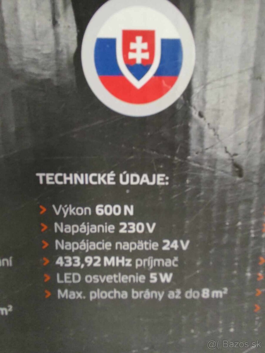 Pohon na sekčnú garážovú bránu - 3