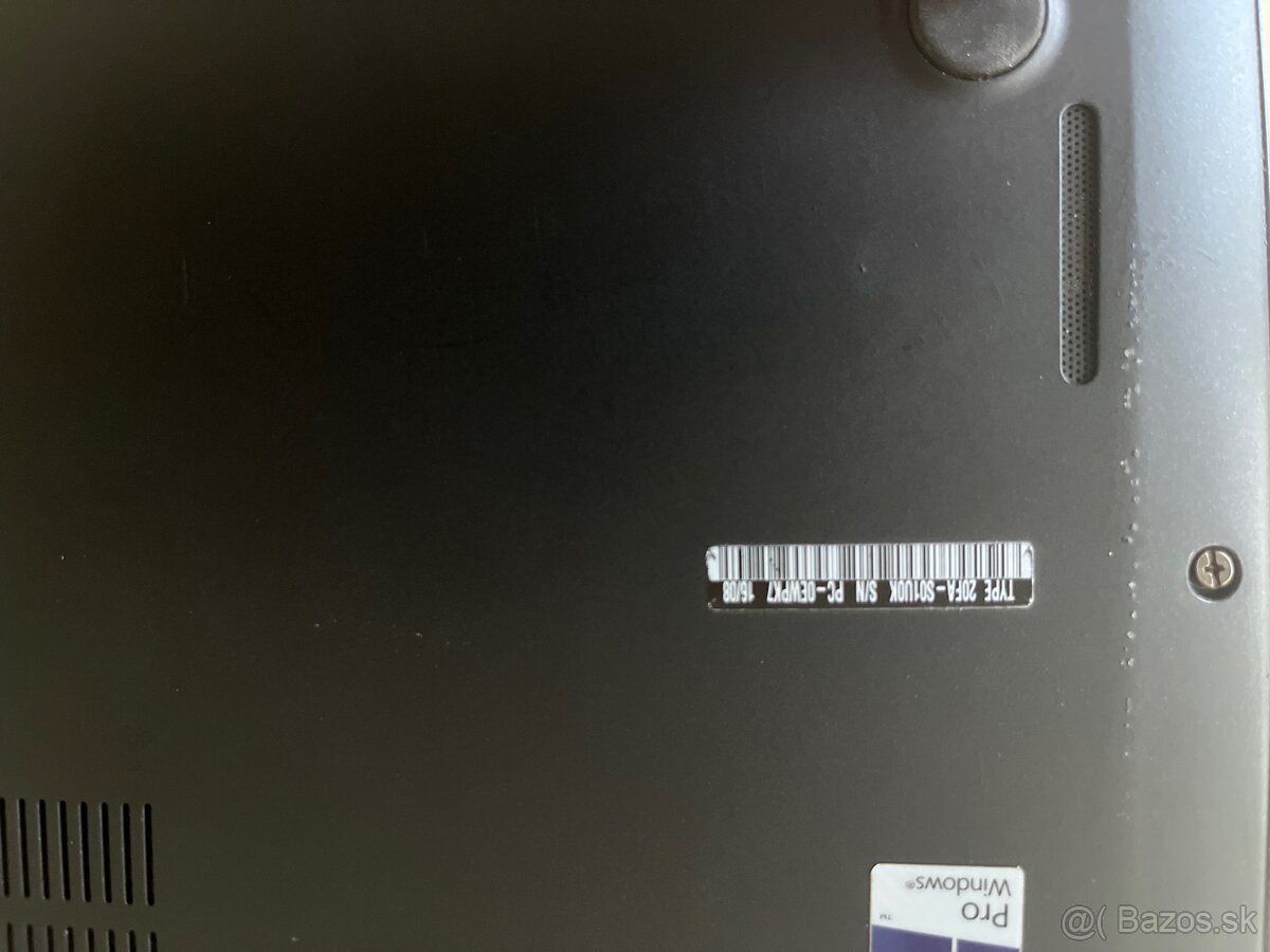 Predám notebook Lenovo Thinkpad T460s na diely - 3
