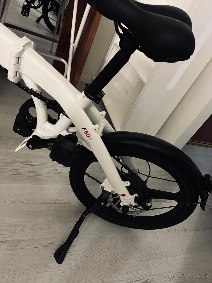 SKLADACÍ bicykel E-BIKE S-BIKES F50E , BIELY UNI - 3