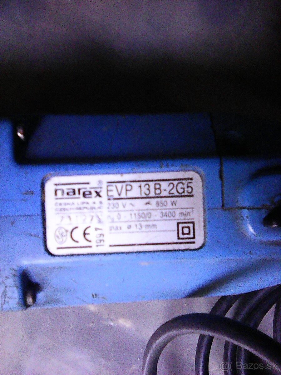 Narex EVP 13 B -2G ,Metabo , Milwaukee a ine . - 3