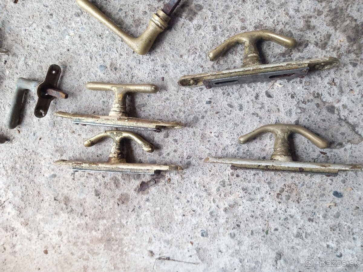 Mosadzné kľučky na okná a dvere - 3