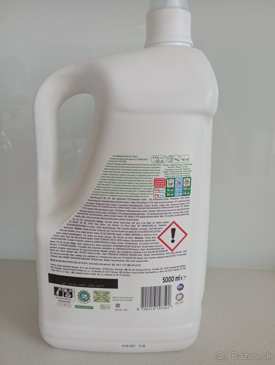 Prací gél Ariel, 5 litrov (NOVÝ) - 3