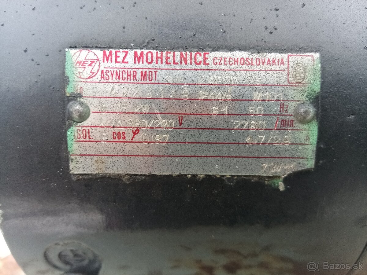 Elektromotor 0,75kW , 2870ot. - 3